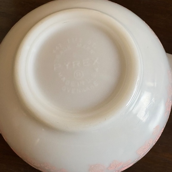 4 vintage Pyrex gooseberry Cinderella bowls 1950s 441 442 443 444  (faded) - Picture 7 of 16